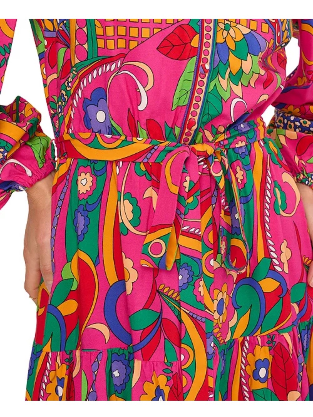 Adrianna by Adrianna Papell Printed Shirtdress - Picture 7 of 10
